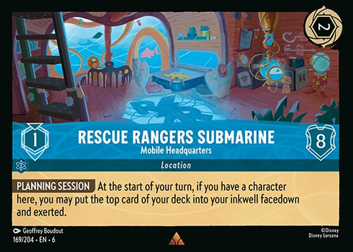 Rescue Rangers Submarine - Mobile Headquarters (Foil)