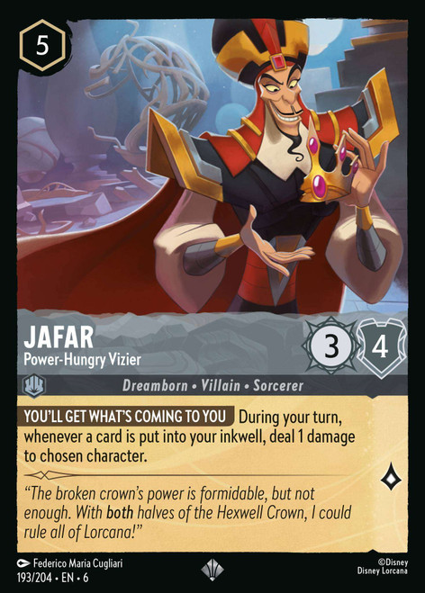 Jafar - Power-Hungry Vizier (Foil)