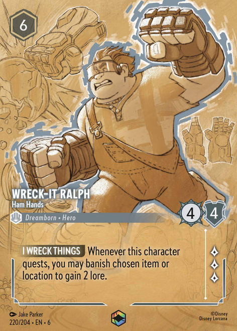 Wreck-It Ralph - Ham Hands (Enchanted Rare)