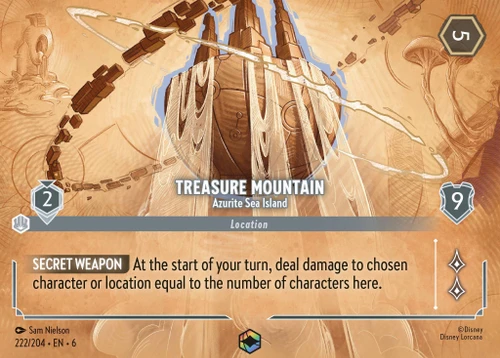 Treasure Mountain - Azurite Sea Island (Enchanted Rare)
