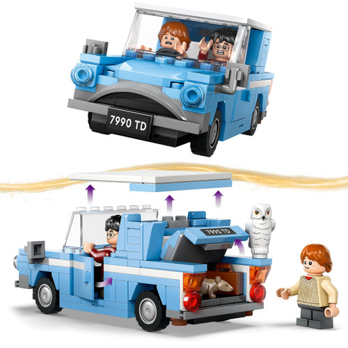 Harry Potter Flying Ford Anglia Car Toy Set 76424