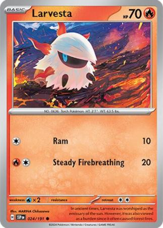 SV Surging Sparks 024/191 Larvesta