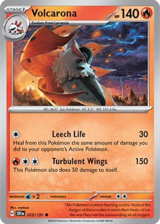 SV Surging Sparks 025/191 Volcarona
