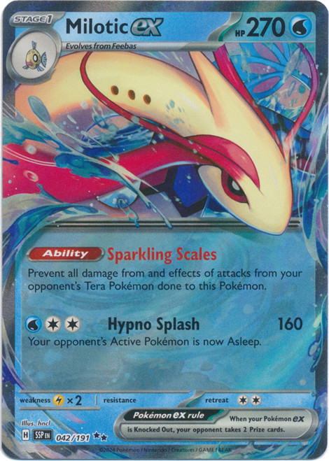 SV Surging Sparks 042/191 Milotic ex (Half Art)