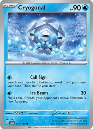SV Surging Sparks 047/191 Cryogonal