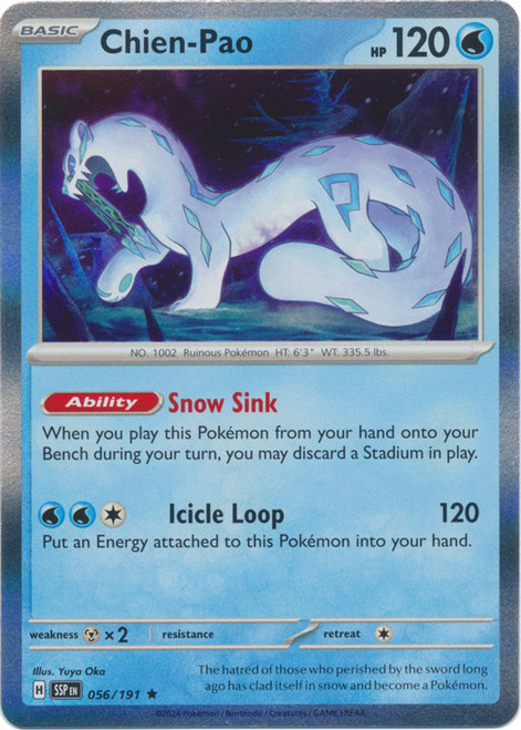 SV Surging Sparks 056/191 Chien-Pao (Holo)