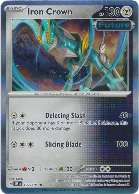 SV Surging Sparks 132/191 Iron Crown (Holo)