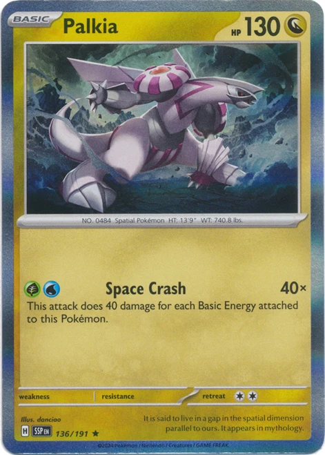 SV Surging Sparks 136/191 Palkia (Holo)