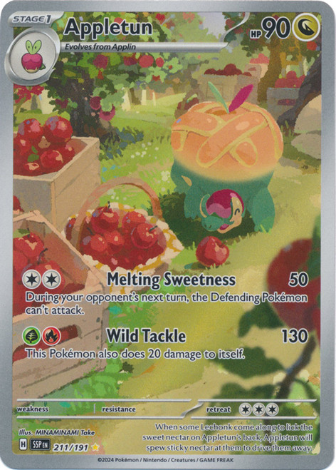SV Surging Sparks 211/191 Appletun (Illustration Rare)