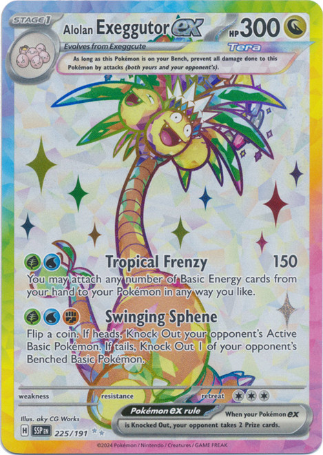 SV Surging Sparks 225/191 Alolan Exeggutor ex (Full Art)