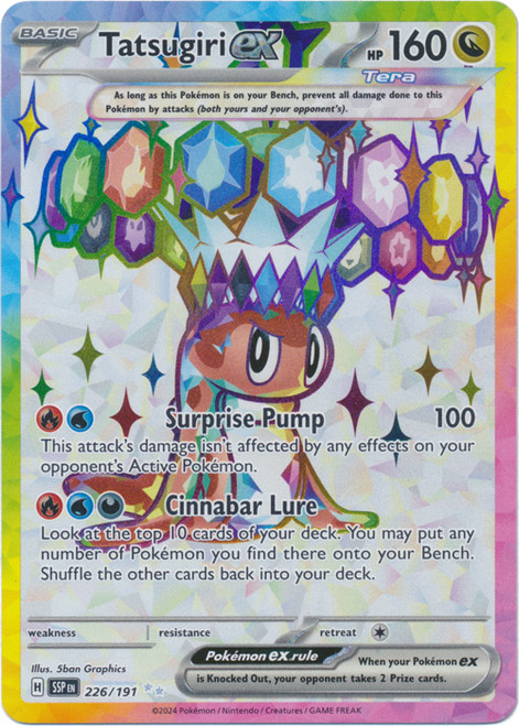 SV Surging Sparks 226/191 Tatsugiri ex (Full Art)