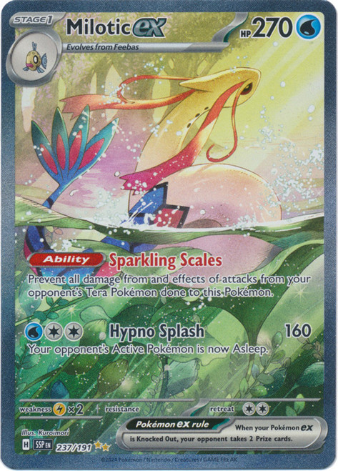 SV Surging Sparks 237/191 Milotic ex (Alternative Art, Full Art)