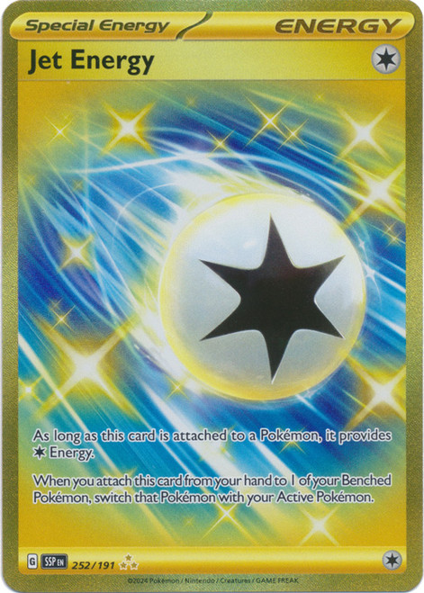 SV Surging Sparks 252/191 Jet Energy (Secret Rare)