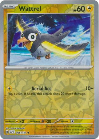 SV Surging Sparks 066/191 Wattrel (Reverse Holo)