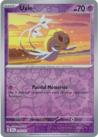 SV Surging Sparks 078/191 Uxie (Reverse Holo)