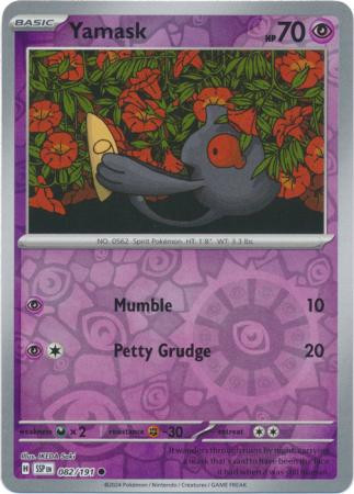 SV Surging Sparks 082/191 Yamask (Reverse Holo)