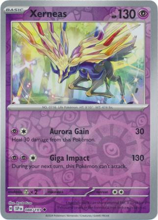 SV Surging Sparks 088/191 Xerneas (Reverse Holo)