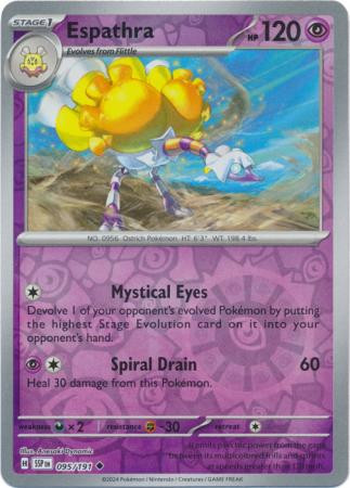 SV Surging Sparks 095/191 Espathra (Reverse Holo)