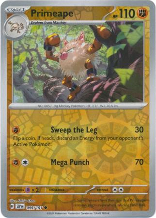 SV Surging Sparks 099/191 Primeape (Reverse Holo)