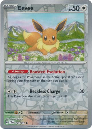 SV Surging Sparks 143/191 Eevee (Reverse Holo)