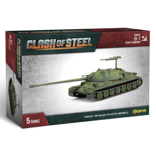 Clash of Steel: Soviet IS-7 Heavy Tank Company (x5 Plastic)