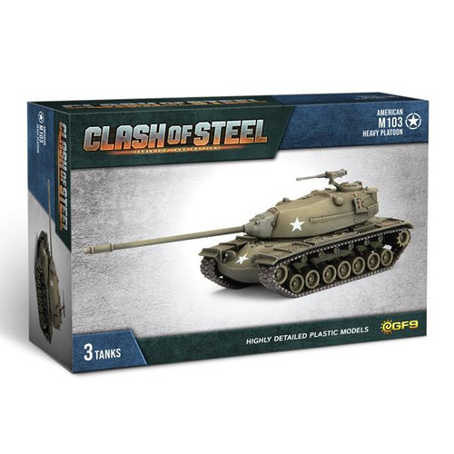 Clash of Steel: American M103 Heavy Tank Platoon (x3 Plastic)