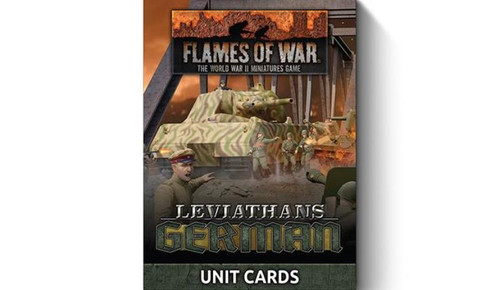 Flames of War - Late War Leviathans: German Unit Cards (41x Cards)