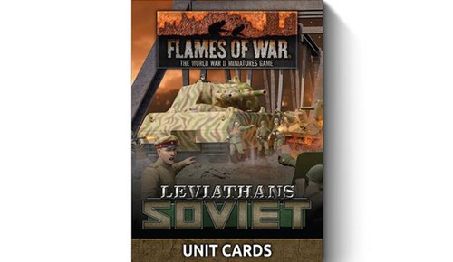 Flames of War - Late War Leviathans: Soviet Unit Cards (41x Cards)