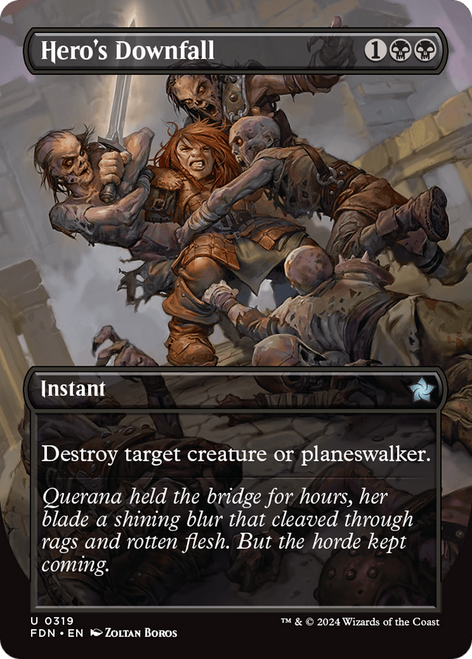 Hero's Downfall (Borderless Art)