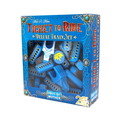 Ticket to Ride: 20th Anniversary Deluxe Train Set 6 - The Blue Passenger Car