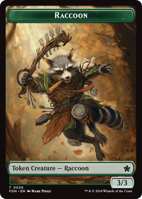 Raccoon Token (Foil)