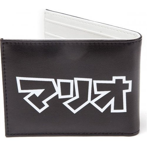 Nintendo: Super Mario Wallet Black & White