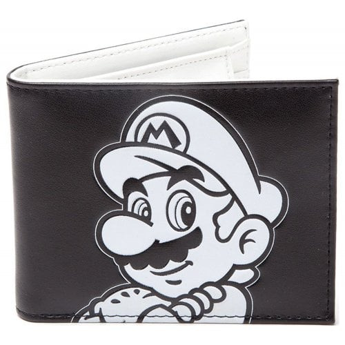Nintendo: Super Mario Wallet Black & White