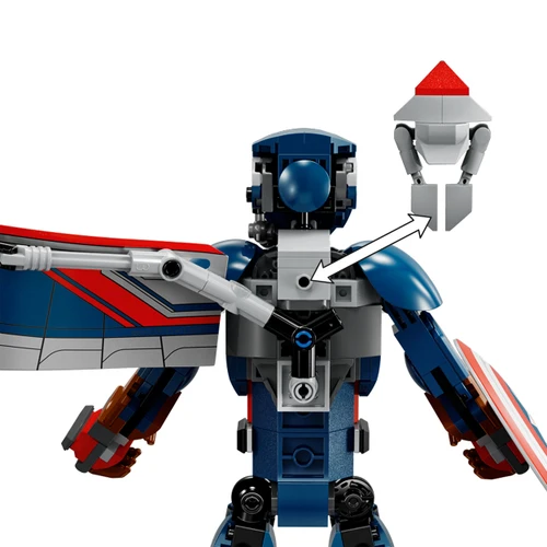 Marvel New Captain America Buildable Toy Figure 76296