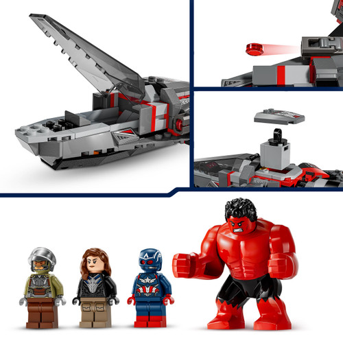 Marvel Captain America vs. Red Hulk Battle Set 76292