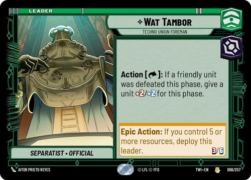 Wat Tambor, Techno Union Foreman