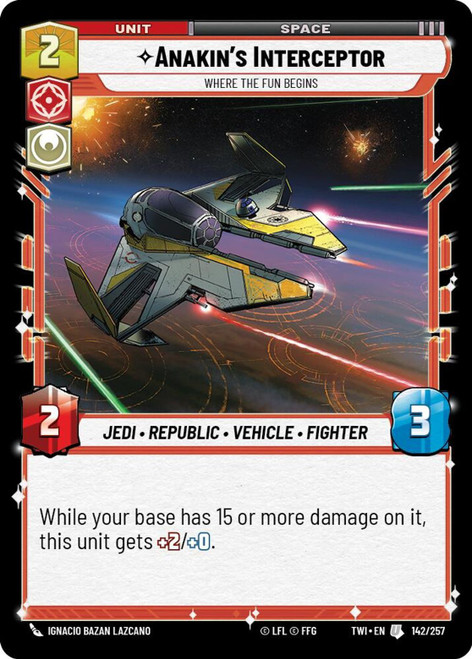 Anakin's Interceptor, Where the Fun Begins