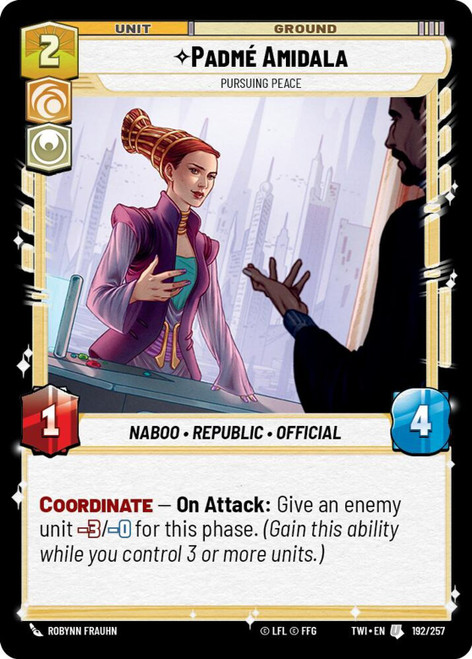 Padme Amidala, Pursuing Peace