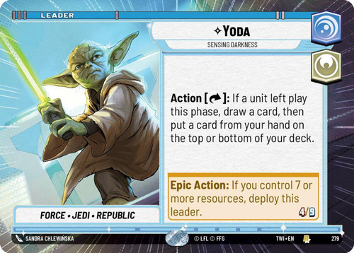 Yoda, Sensing Darkness (Hyperspace Frame)
