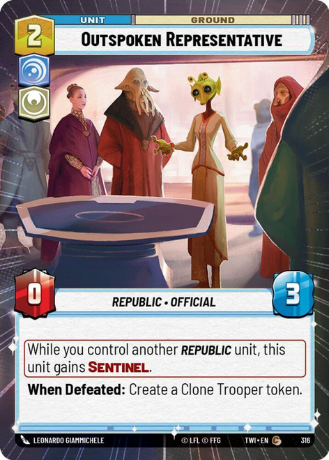 Outspoken Representative (Hyperspace Frame)