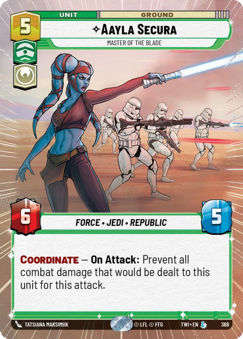 Aayla Secura, Master of the Blade (Hyperspace Frame)