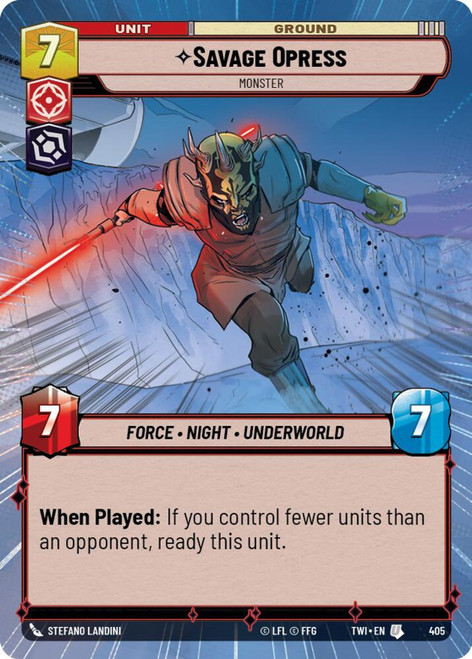 Savage Opress, Monster (Hyperspace Frame)