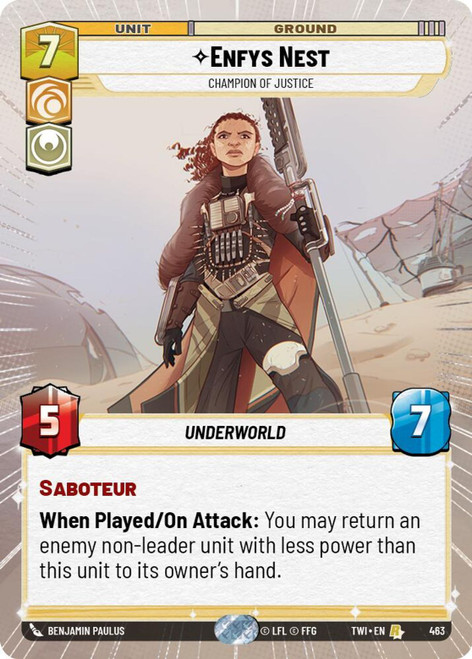 Enfys Nest, Champion of Justice (Hyperspace Frame)