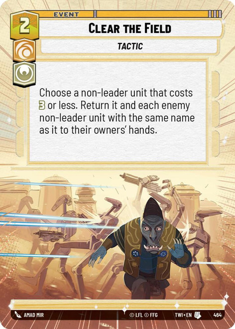 Clear the Field (Hyperspace Frame)