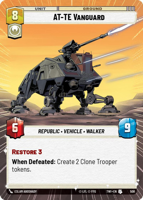 AT-TE Vanguard (Hyperspace Frame)