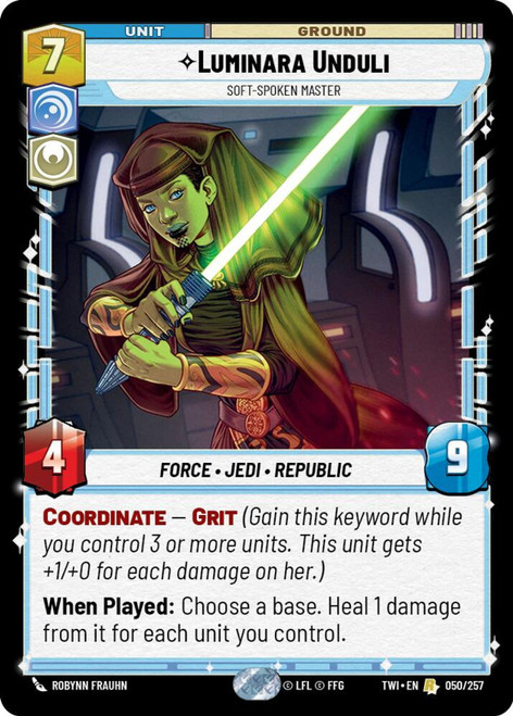 Luminara Unduli, Soft-Spoken Master (Foil)