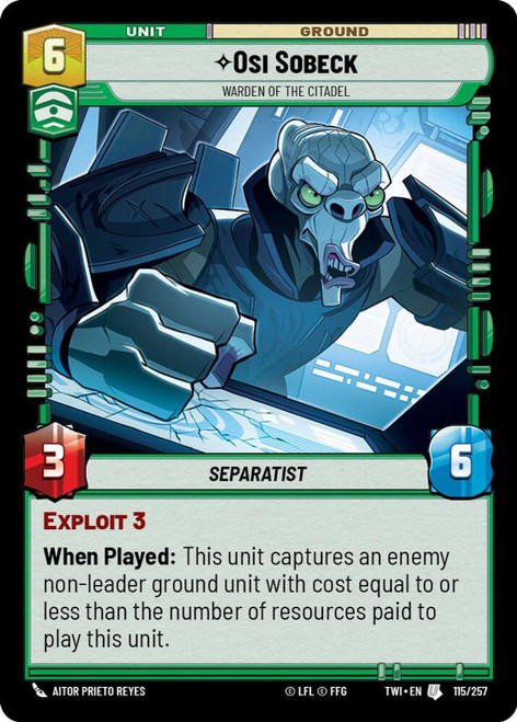 Osi Sobeck, Warden of the Citadel (Foil)