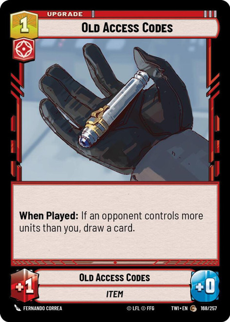 Old Access Codes (Foil)