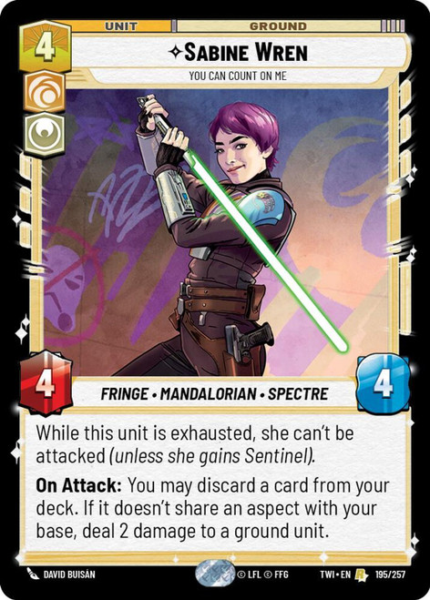 Sabine Wren, You Can Count On Me (Foil)