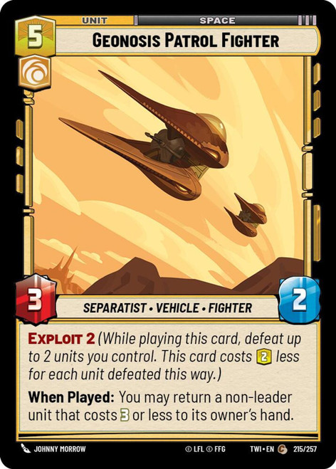 Geonosis Patrol Fighter (Foil)
